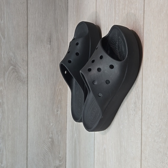 Crocs Women Iconic Comfort Classic Platform Sandals shoes sz 7 - Picture 2 of 11